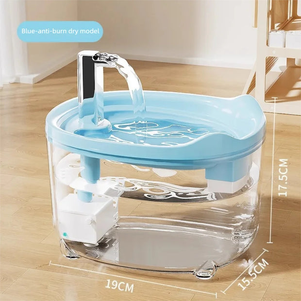 PAWSHIELD NATURAL™ Automatic Cat Water Fountain — Fresh, Filtered & Whisper-Quiet