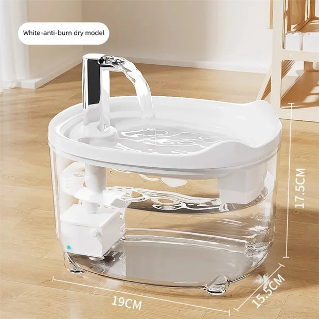 PAWSHIELD NATURAL™ Automatic Cat Water Fountain — Fresh, Filtered & Whisper-Quiet
