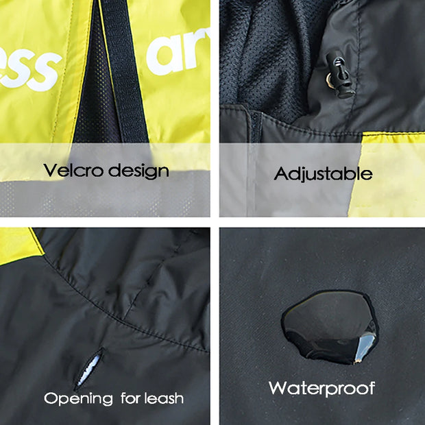 PAWSHIELD NATURAL™ Waterproof Dog Coat — Reflective, Comfortable & Weather-Ready