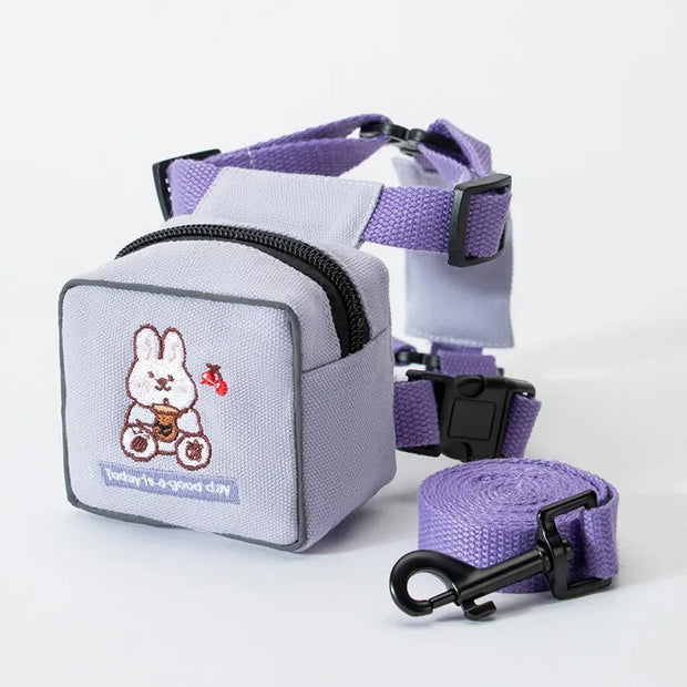 PAWSHIELD NATURAL™ Dog Harness & Backpack Set — Walk, Carry & Explore