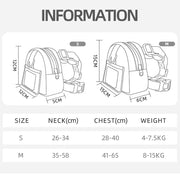PAWSHIELD NATURAL™ Dog Harness & Backpack Set — Walk, Carry & Explore
