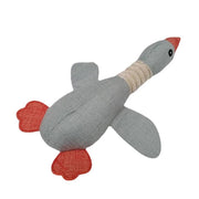 PAWSHIELD NATURAL™ Indestructible Squeaky Goose — Built for Aggressive Chewers