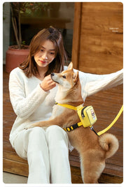 PAWSHIELD NATURAL™ Dog Harness & Backpack Set — Walk, Carry & Explore
