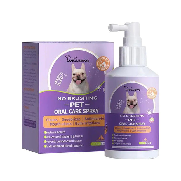 PAWSHIELD NATURAL™ Pet Oral Cleanse Spray — Fresh Breath & Dental Care Made Easy