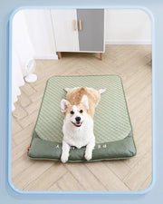PAWSHIELD NATURAL™ Summer Cooling Pet Mat — Breathable Comfort for Dogs & Cats