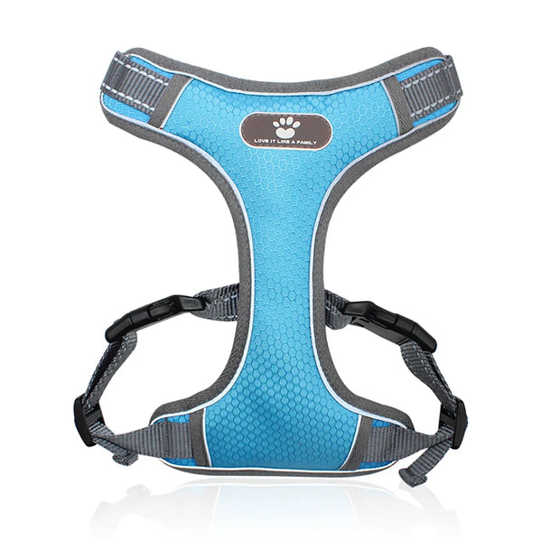 PAWSHIELD NATURAL™ Reflective Oxford Dog Harness — Rainproof Comfort &amp; Secure Control