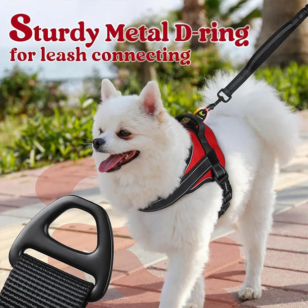 PAWSHIELD NATURAL™ Reflective Dog Harness Vest — Secure, Comfortable & Explosion-Proof