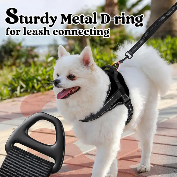 PAWSHIELD NATURAL™ Reflective Dog Harness Vest — Secure, Comfortable & Explosion-Proof