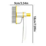 PAWSHIELD NATURAL™ Rotating Grooming Comb — Effortless Grooming, Zero Fuss
