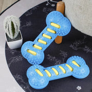PAWSHIELD NATURAL™ Rubber Bone Chew Toy — Durable, Squeaky & Fun