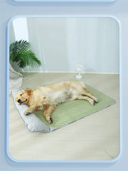 PAWSHIELD NATURAL™ Summer Cooling Pet Mat — Breathable Comfort for Dogs & Cats