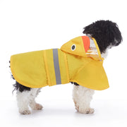 PAWSHIELD NATURAL™ Reflective Hooded Raincoat — Waterproof Style for Big Dogs