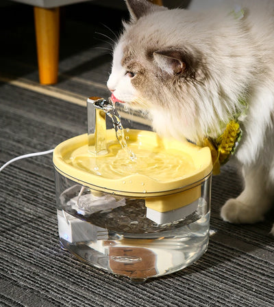 PAWSHIELD NATURAL™ Automatic Cat Water Fountain — Fresh, Filtered & Whisper-Quiet