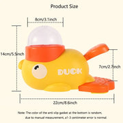 Yellow Duck-Shaped Interactive Cat Treat Dispenser Durable Plastic Training Pet Toy Puzzle Slow Feeder Dog Entertainment Toys