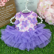 Floral Princess Dog Dress