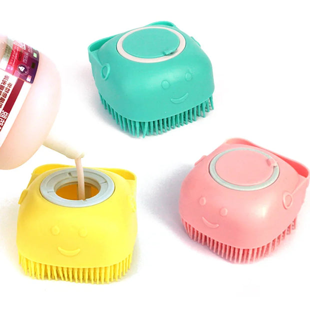 Pet Silicone Bath Brush