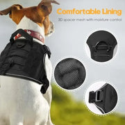PAWSHIELD NATURAL™ Tactical Dog Harness — Heavy-Duty, No-Pull & Military-Grade Control