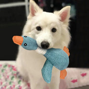 PAWSHIELD NATURAL™ Indestructible Squeaky Goose — Built for Aggressive Chewers