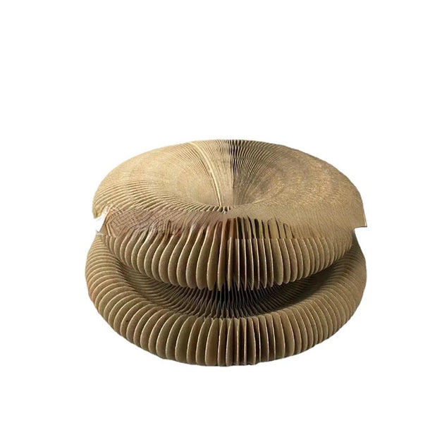 Magic Organ Cat Scratch Board Cat Toy With Bell Ball Round Corrugated Scratching Post Toys for Cats Grinding Claw Cat Scratcher