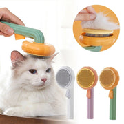PAWSHIELD NATURAL™ Self-Cleaning Slicker Brush — Quick & Gentle Fur Removal