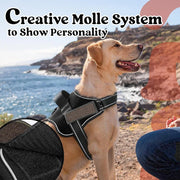 PAWSHIELD NATURAL™ Reflective Dog Harness Vest — Secure, Comfortable & Explosion-Proof