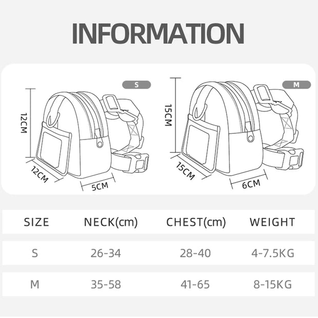 PAWSHIELD NATURAL™ Dog Harness & Backpack Set — Walk, Carry & Explore