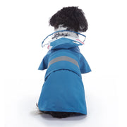 PAWSHIELD NATURAL™ Reflective Hooded Raincoat — Waterproof Style for Big Dogs