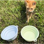 PAWSHIELD NATURAL™ Collapsible Travel Pet Bowls (2pcs) — Eat & Drink Anywhere
