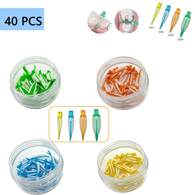 PAWSHIELD NATURAL™ 40Pcs Dental Composite Wedges — Adaptive, Autoclavable & Professional Grade