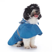 PAWSHIELD NATURAL™ Reflective Hooded Raincoat — Waterproof Style for Big Dogs