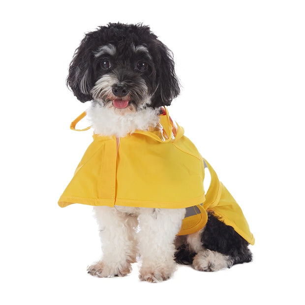 PAWSHIELD NATURAL™ Reflective Hooded Raincoat — Waterproof Style for Big Dogs
