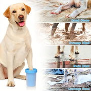 Efficient Portable Dog Paw Cleaner & Mud Scrubber Cup - Quick Mud Removal, Hygienic Pet Foot Washer for Dogs & Cats, Durable Gro
