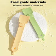 Cat Food Strip Squeezer Spoon Long Handle Cat Strip Feeder Meat Mud Cat Stripe Squeezer For Pet Cat's Food Supplies