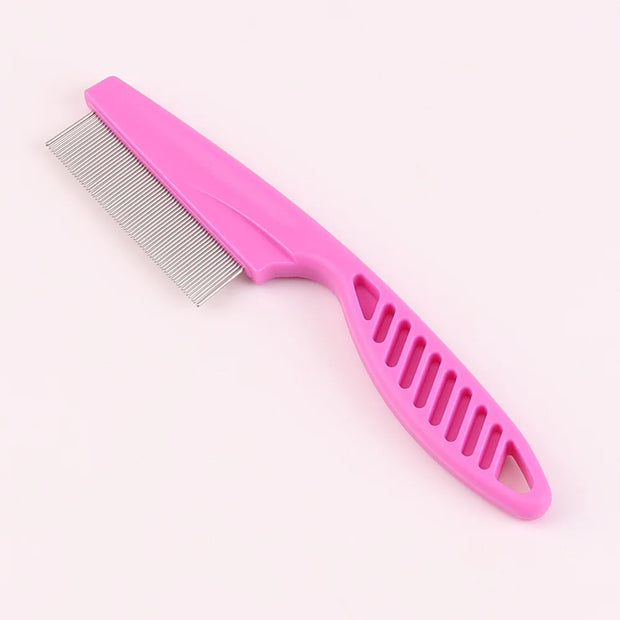 PAWSHIELD NATURAL™ Stainless Steel Flea Comb — Gentle Grooming, Powerful Results