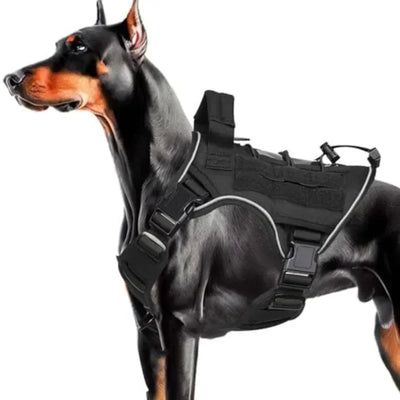 PAWSHIELD NATURAL™ Tactical Dog Harness — Heavy-Duty, No-Pull & Military-Grade Control