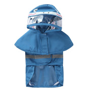 PAWSHIELD NATURAL™ Reflective Hooded Raincoat — Waterproof Style for Big Dogs
