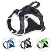 PAWSHIELD NATURAL™ Reflective Mesh Dog Harness & Leash Set — Breathable Comfort & Secure Control