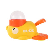 Yellow Duck-Shaped Interactive Cat Treat Dispenser Durable Plastic Training Pet Toy Puzzle Slow Feeder Dog Entertainment Toys