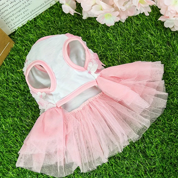 Floral Princess Dog Dress