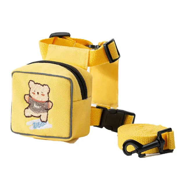 PAWSHIELD NATURAL™ Dog Harness & Backpack Set — Walk, Carry & Explore