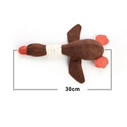 PAWSHIELD NATURAL™ Indestructible Squeaky Goose — Built for Aggressive Chewers