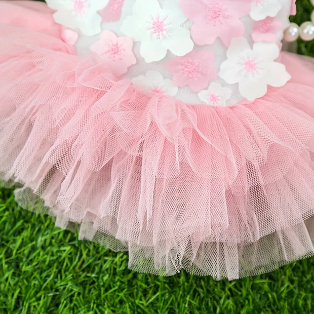 Floral Princess Dog Dress