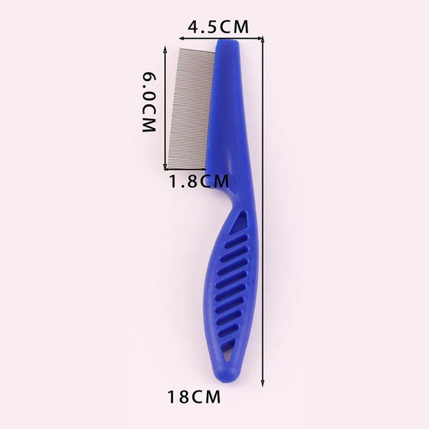 PAWSHIELD NATURAL™ Stainless Steel Flea Comb — Gentle Grooming, Powerful Results