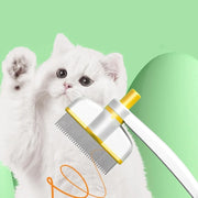 PAWSHIELD NATURAL™ Rotating Grooming Comb — Effortless Grooming, Zero Fuss