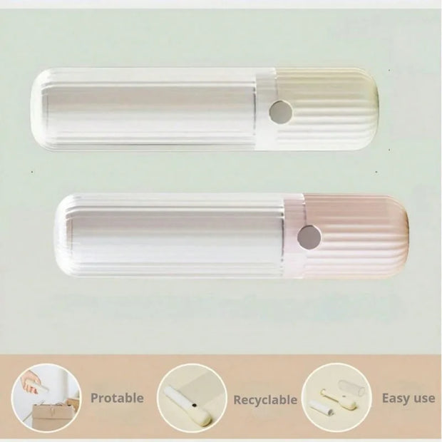 1Pc Portable Lint Roller Strong Sticky Refillable Lint Roller Lint Roller Replacement Head Suitable For Clothes Bedding Pet Hair