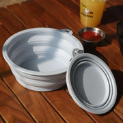 PAWSHIELD NATURAL™ Collapsible Travel Pet Bowls (2pcs) — Eat & Drink Anywhere