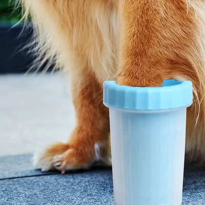Efficient Portable Dog Paw Cleaner & Mud Scrubber Cup - Quick Mud Removal, Hygienic Pet Foot Washer for Dogs & Cats, Durable Gro