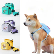 PAWSHIELD NATURAL™ Dog Harness & Backpack Set — Walk, Carry & Explore