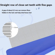 PAWSHIELD NATURAL™ Stainless Steel Flea Comb — Gentle Grooming, Powerful Results