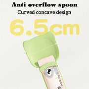 Cat Food Strip Squeezer Spoon Long Handle Cat Strip Feeder Meat Mud Cat Stripe Squeezer For Pet Cat's Food Supplies